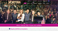 Desktop Screenshot of kortina.sk